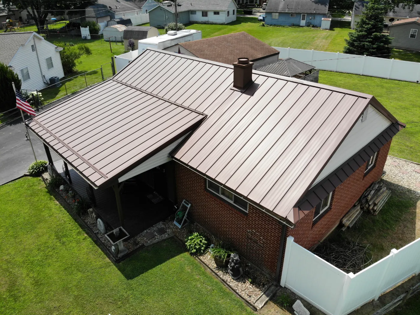 Commercial roof inspection documented in Converse